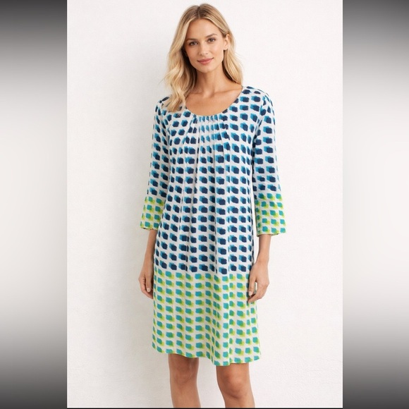 Roberta Roller Rabbit Other - Roberta Roller Rabbit Blue Green Dotted Tunic Medium